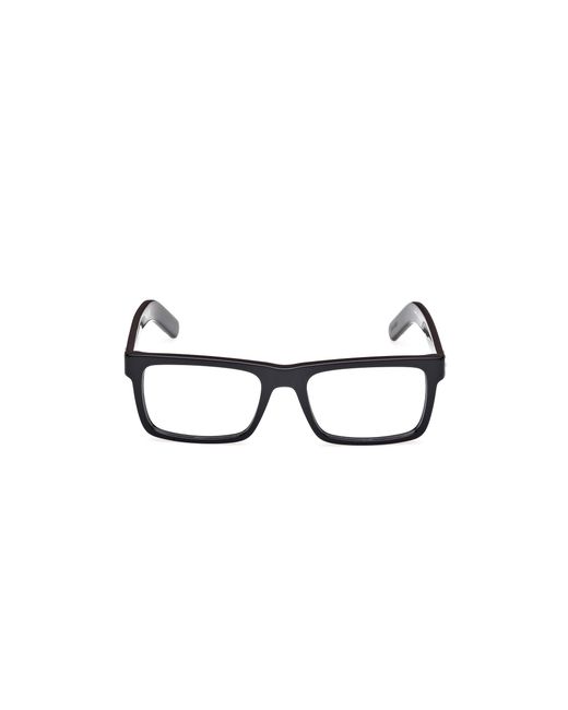 Adidas Black Or5107 001 Optical Frames Acetate Squared Normal for men