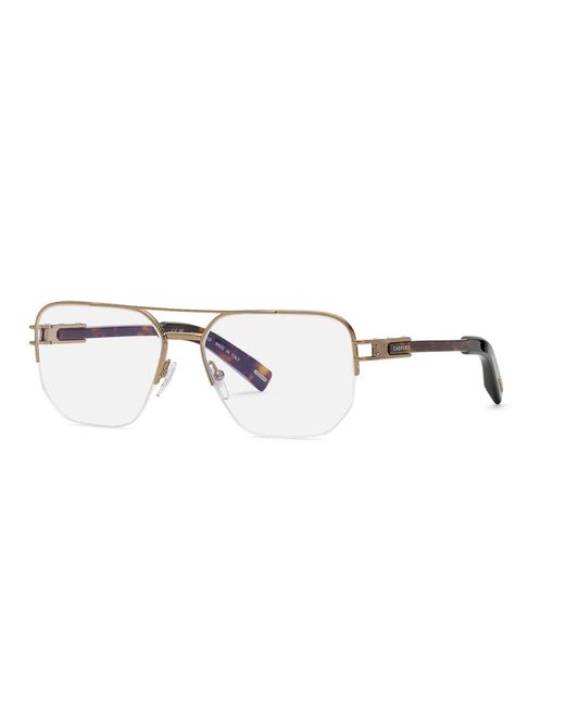Chopard Black Vchm10 08Ff Optical Frames Metal Geometric for men
