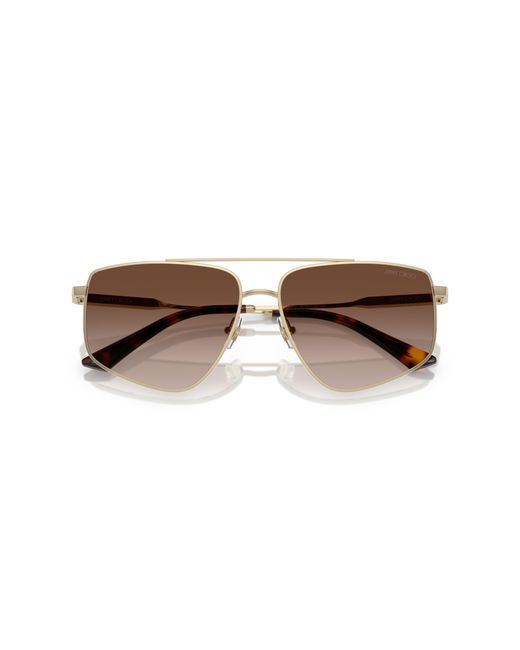 Jimmy Choo Black Jc4011 300613 Sunglasses Steel Pilot Normal Shaded