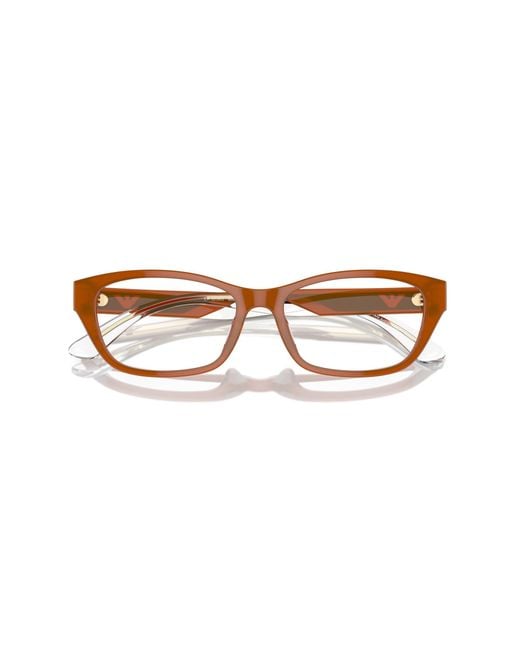 Emporio Armani Black Ea3238U 6097 Optical Frames Acetate Transparent Cat Eye Normal