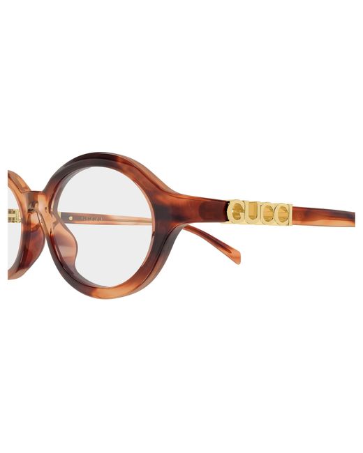 Gucci Black Gg2153O 003 Optical Frames Acetate Transparent Round