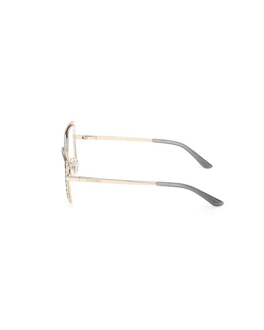 Guess Black Gu50249 033 Optical Frames Metal Squared Normal