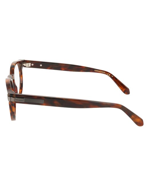 Ferragamo Black Sf3045 219 Optical Frames Acetate Geometric Normal for men