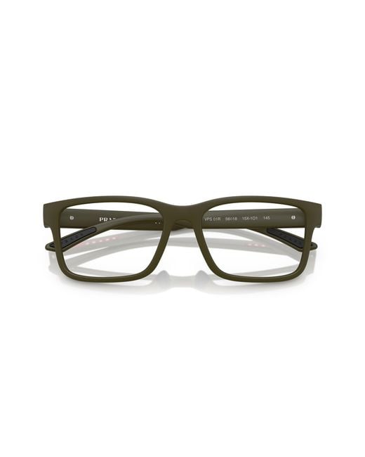 Prada Linea Rossa Black Ps 01Rv 15X1O1 Optical Frames Injected Squared Normal for men