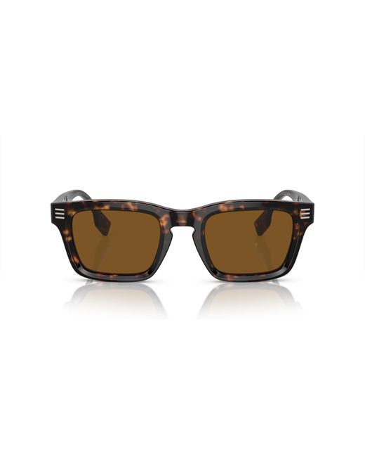 Burberry Black Be4403 300283 Sunglasses Acetate Squared Polarized for men