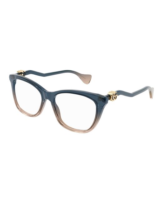 Gucci Black Gg1012O 002 Optical Frames Acetate Transparent Squared