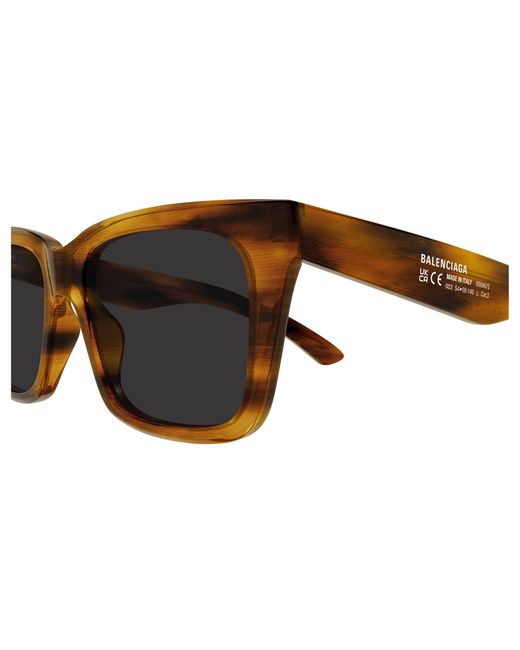 Balenciaga Black Bb0467S 003 Sunglasses Acetate Squared for men