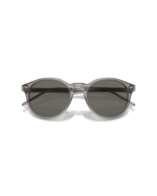 Giorgio Armani Black Ar8211 6070R5 Sunglasses Acetate Pantos Normal for men