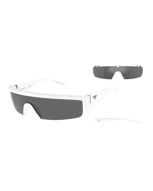 Emporio Armani Black Ea4204U 534487 Sunglasses Injected Squared Normal for men