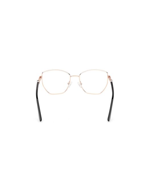 Guess Black Gu50312 028 Optical Frames Metal Geometric Normal
