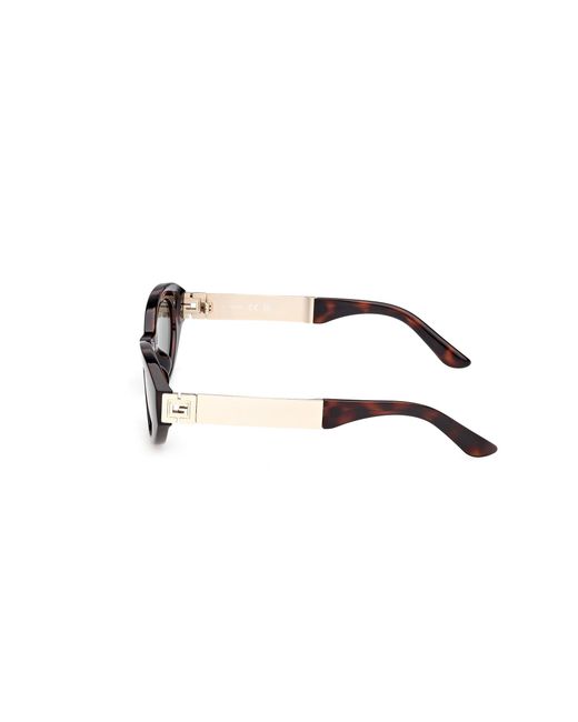 Guess Black Gu00261-H 52N Sunglasses Injected Round Normal