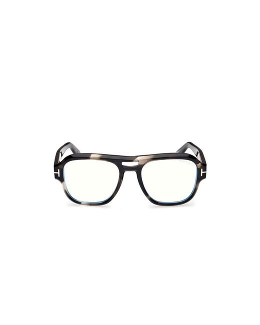 Tom Ford Black Ft6085-B 056 Optical Frames Acetate Squared Normal for men