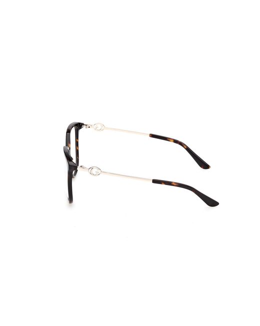 Guess Black Gu50350 052 Optical Frames Acetate Squared Normal