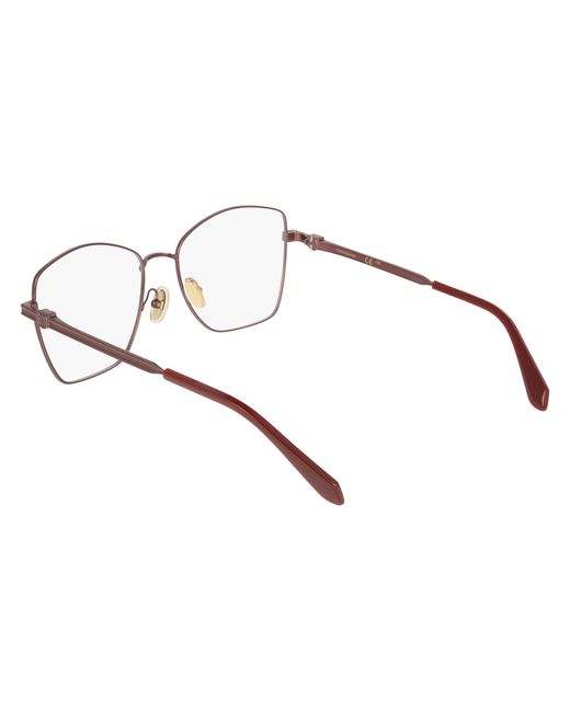 Ferragamo Black Sf2242 602 Optical Frames Metal Squared Normal