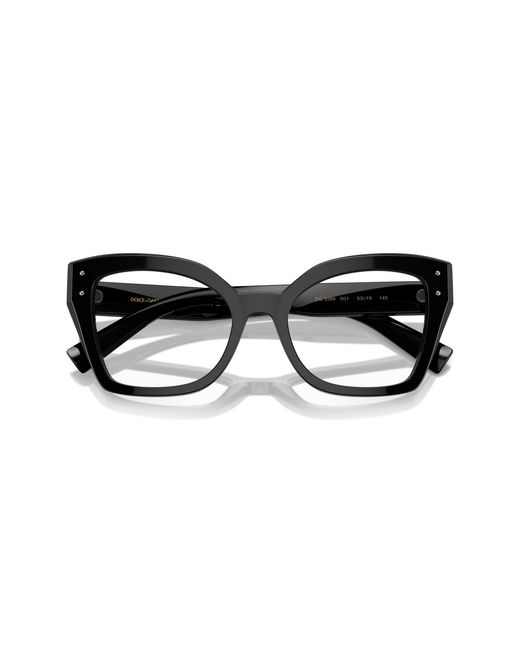 Dolce & Gabbana Black Dg3386 501 Optical Frames Acetate Transparent Butterfly Normal