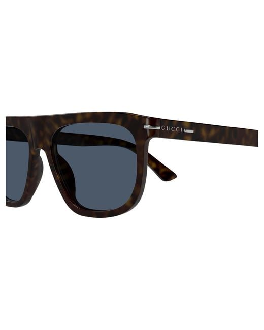 Gucci Black Gg1726S 002 Sunglasses Acetate Round for men