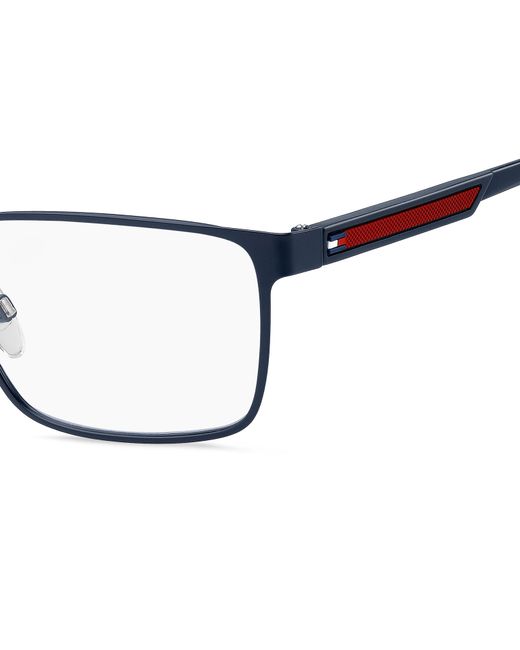 Tommy Hilfiger Black Th 2204 8Ru Optical Frames Metal Squared Normal for men