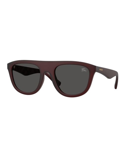 Burberry Black Be4459U 417187 Sunglasses Injected Squared Normal for men