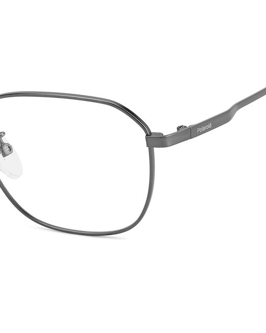 Polaroid Black Pld D454/G R80 Optical Frames Metal Squared for men