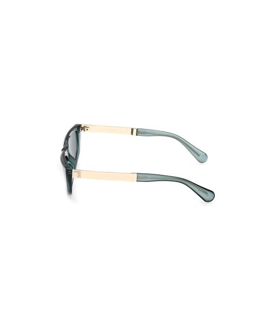 MAX&Co. Green Mo0125 96N Sunglasses Injected Cat Eye Normal
