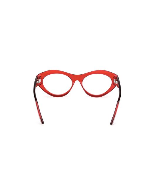 Emilio Pucci Red Ep5269 066 Optical Frames Acetate Cat Eye Normal