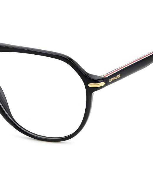 Carrera Black 345 2M2 Optical Frames Acetate Pilot Normal for men