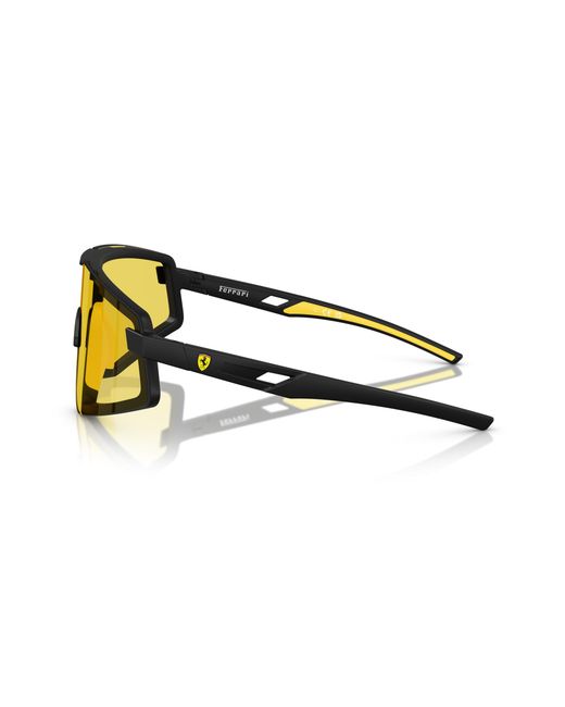 FERRARI SCUDERIA Black Fz6009U 504/V9 Sunglasses Injected Geometric Normal for men