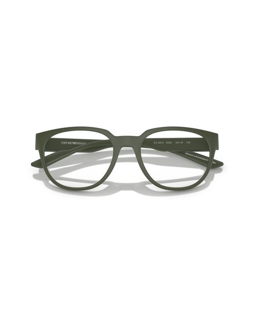 Emporio Armani Black Ea3224 5058 Optical Frames Injected Pantos for men