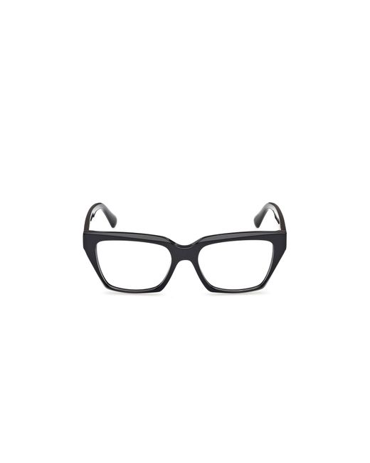 MAX&Co. Black Mo5203 001 Optical Frames Acetate Squared Normal