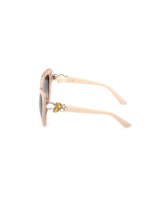 Guess Black Gm00032 59B Sunglasses Acetate Smoke Butterfly Normal