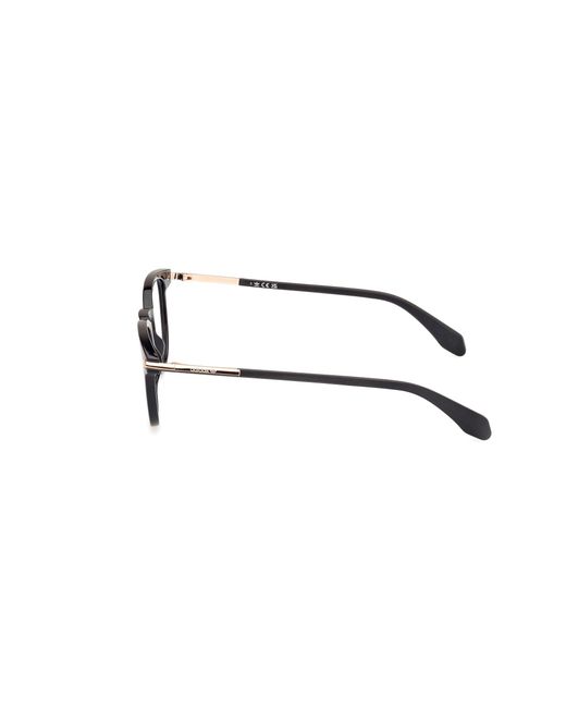 Adidas Black Or5083 052 Optical Frames Injected Round Normal for men