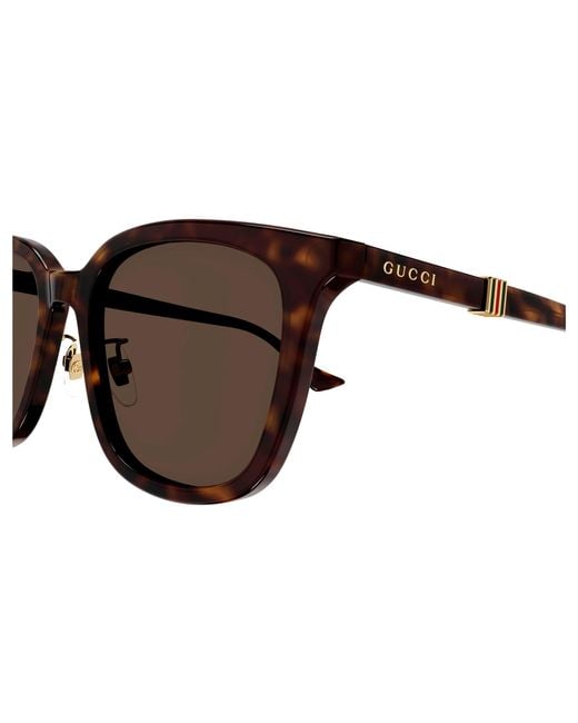Gucci Black Gg1498Sk 002 Sunglasses Acetate Squared for men