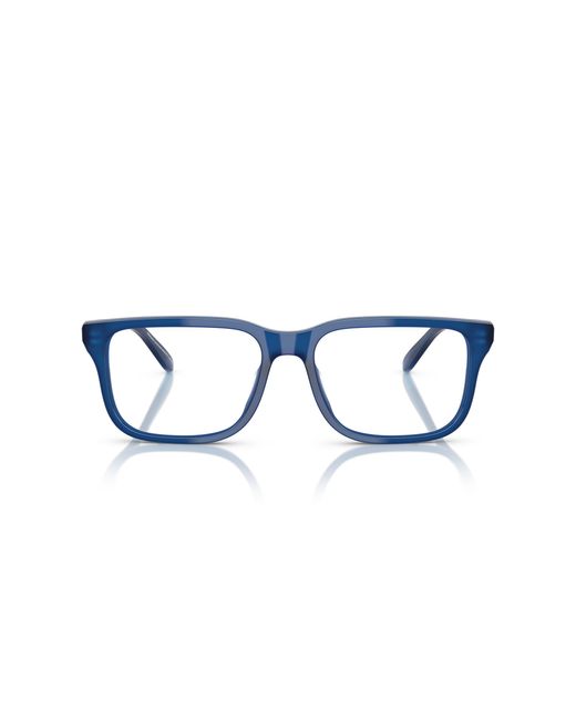 Emporio Armani Black Ea3250U 6201 Optical Frames Acetate Transparent Squared Normal for men