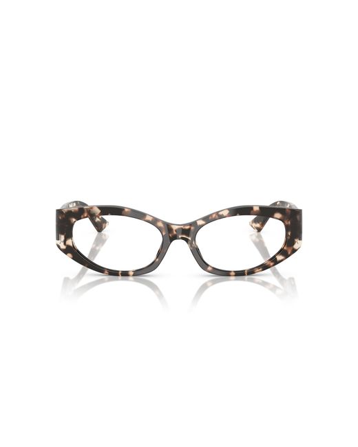 Versace Black Ve3369 5498 Optical Frames Acetate Geometric Normal