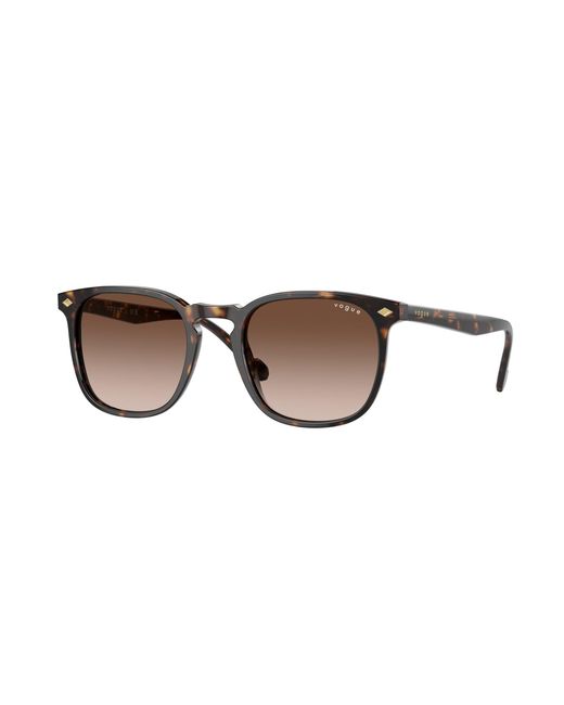 Vogue Eyewear Black Vo5328S W65613 Sunglasses Acetate Squared Normal Shaded for men
