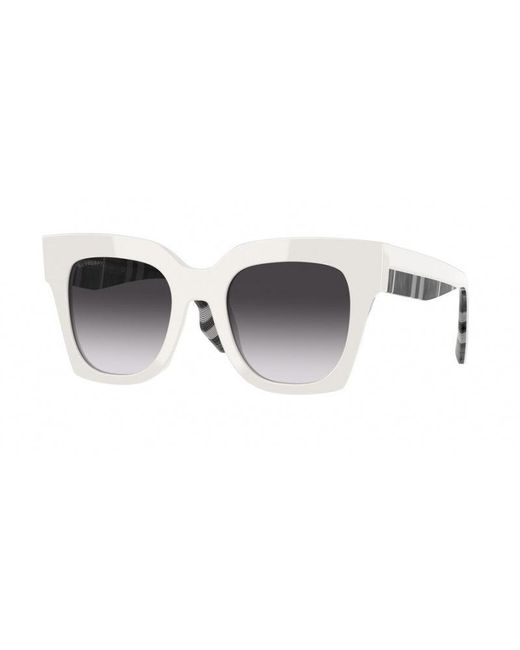 Burberry Black Be4364 Kitty 39958G Sunglasses Plastic Squared Normal Nuanced