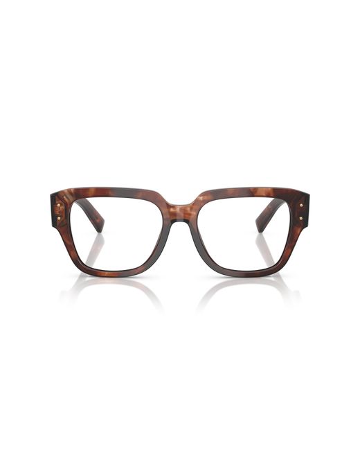 Dolce & Gabbana Black Dg3405 3222 Optical Frames Acetate Transparent Squared Normal for men