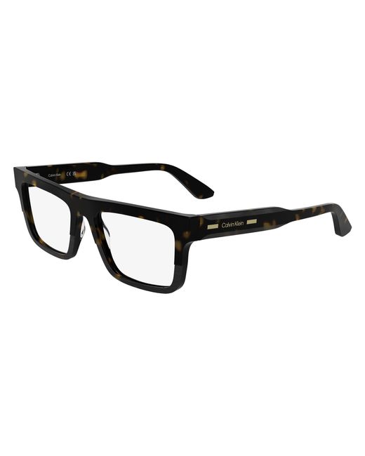 Calvin Klein Black Ck25520 235 Optical Frames Acetate Squared Normal for men