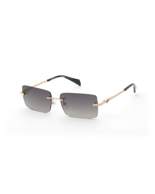 Blumarine Black Sbm237 08Fc Sunglasses Metal Squared Normal Nuanced