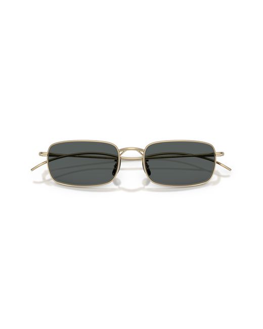Oliver Peoples Black Ov1364St Tk-14 5035P2 Sunglasses Titanium Squared Polarized
