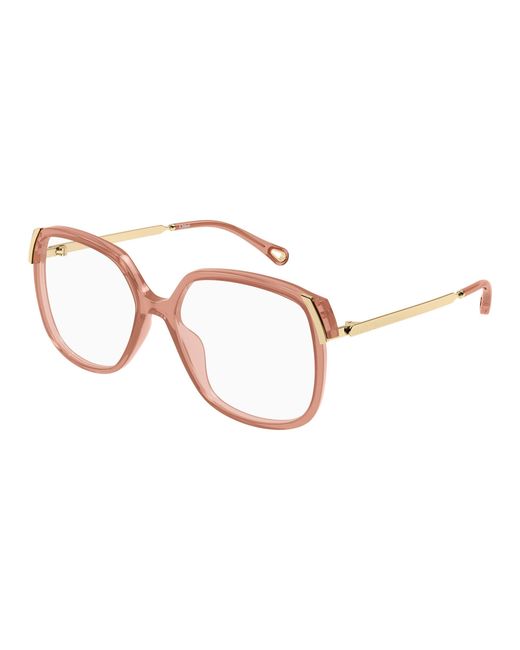Chloé Black Ch0287O 009 Optical Frames Acetate Transparent Squared