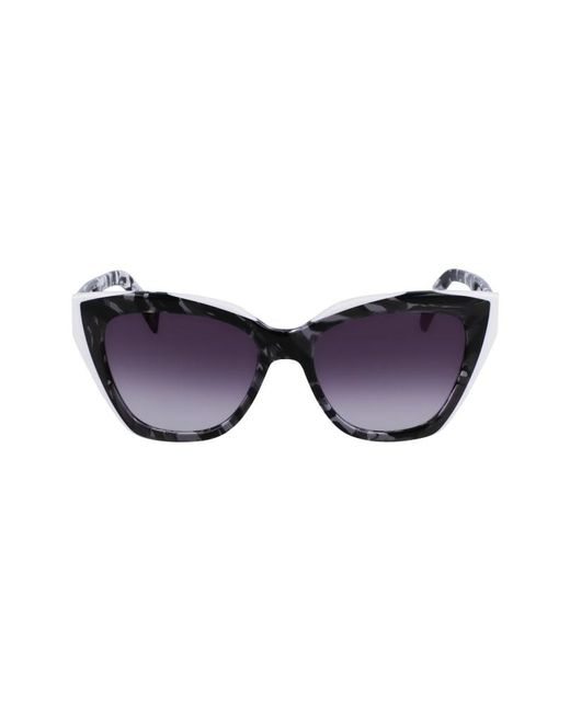 Liu Jo Black Lj784S 006 Sunglasses Acetate Butterfly Normal Shaded