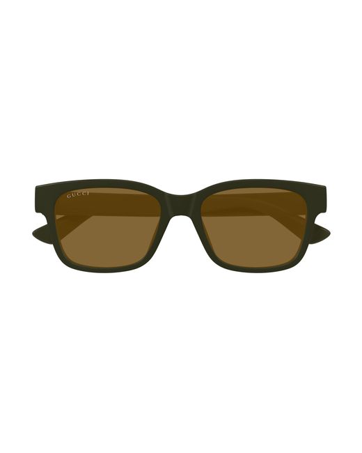 Gucci Black Gg1716S 004 Sunglasses Injected Squared for men