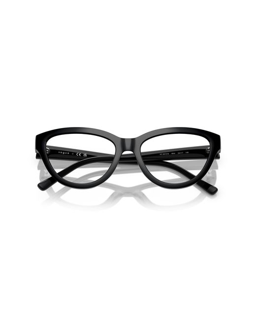 Vogue Eyewear Black Vo5610B W44 Optical Frames Nylon Cat Eye Normal