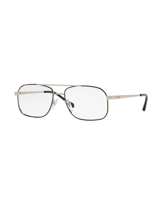 Sferoflex Black Sf2249 460 Optical Frames Metal Squared for men
