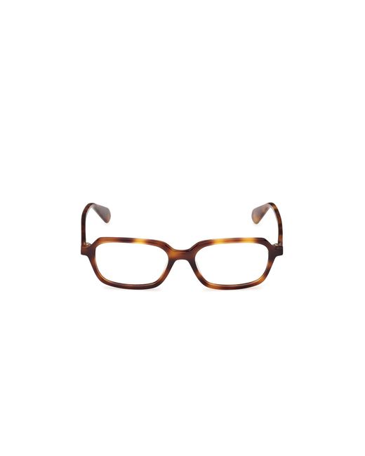 MAX&Co. Black Mo5218 052 Optical Frames Acetate Squared Normal