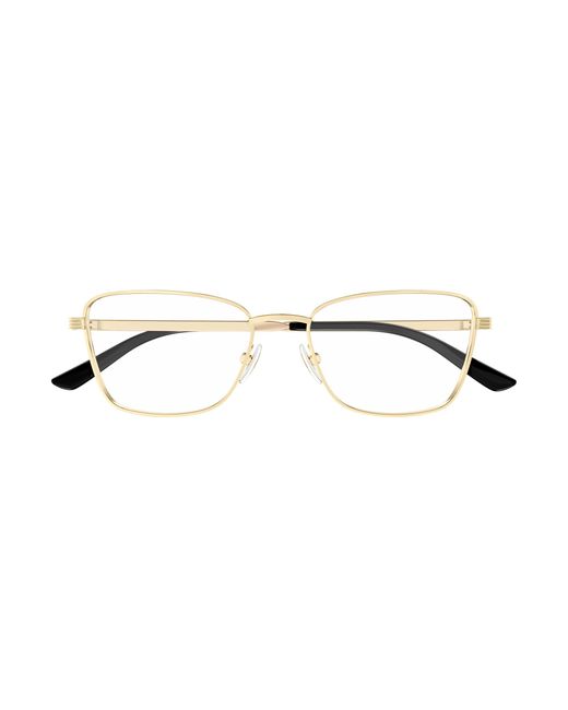 Gucci Black Gg1880O 001 Optical Frames Metal Transparent Cat Eye