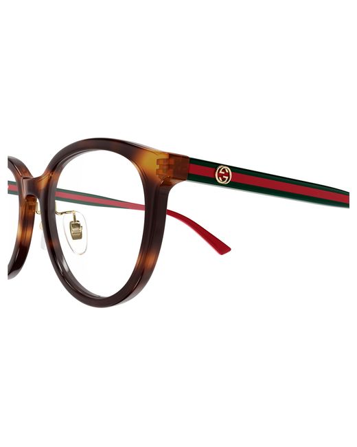 Gucci Black Gg1867Ok 002 Optical Frames Acetate Transparent Round