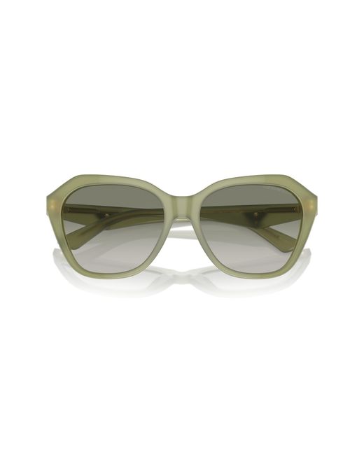 Emporio Armani Black Ea4221 61168E Sunglasses Acetate Geometric Normal Shaded