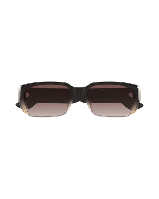 McQueen Black Am0532S 004 Sunglasses Acetate Squared